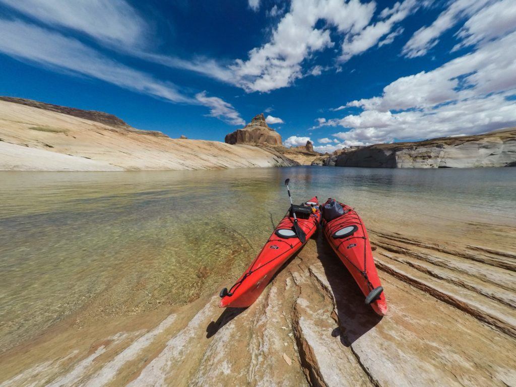 how to plan an overnight kayak trip on Lake Powell