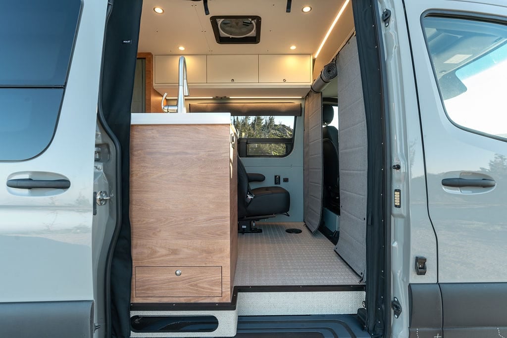 4x4 Sprinter Van Conversion built by Outside Van