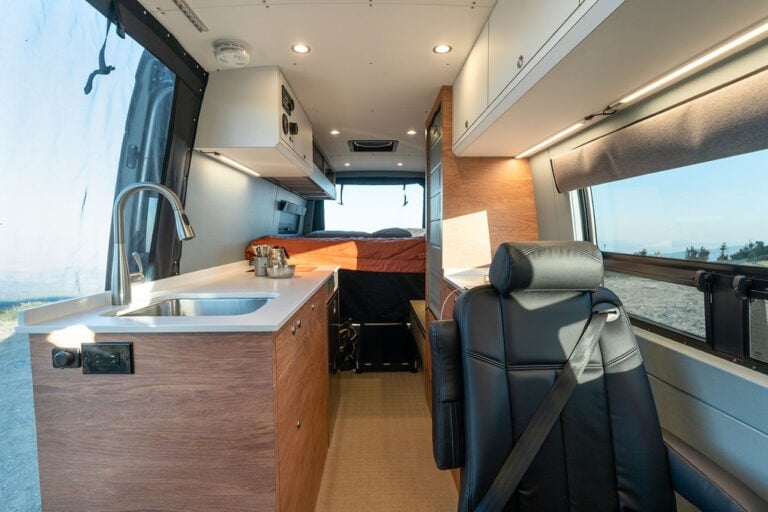 Sprinter Van Conversion Tour: Custom 4×4 Outside Van