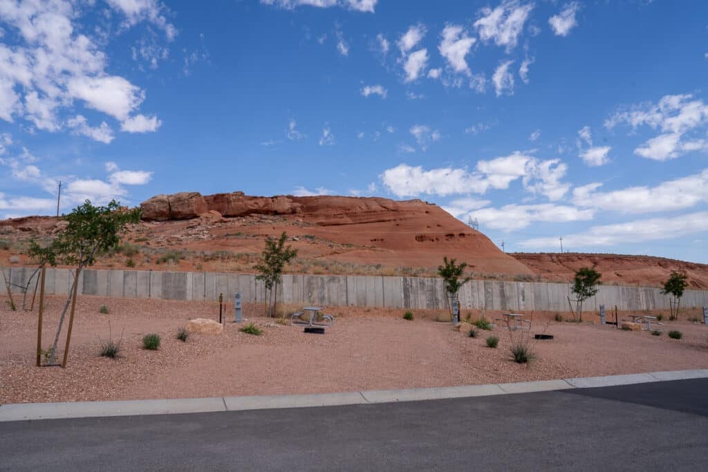 campsites at Roam Horseshoe Bend RV Resort