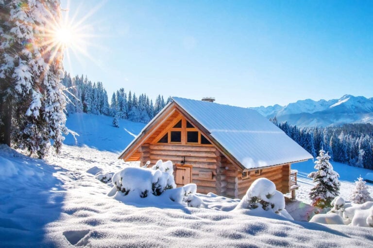 Plan an adventurous getaway to one of these winter backcountry huts that are accessible via snowshoeing, cross-country, or backcountry skiing