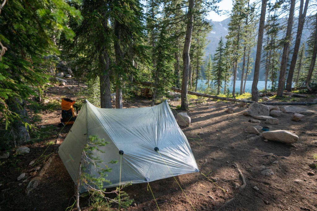 Zpacks Triplex tent at Baron Lakes