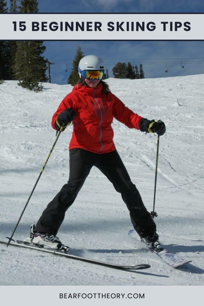 Bearfoot Theory | Whether you're taking up skiing for adventure or fitness, this blog post is a must-read. It provides 15 practical tips for adults learning to ski, focusing on building confidence and skills on the slopes.