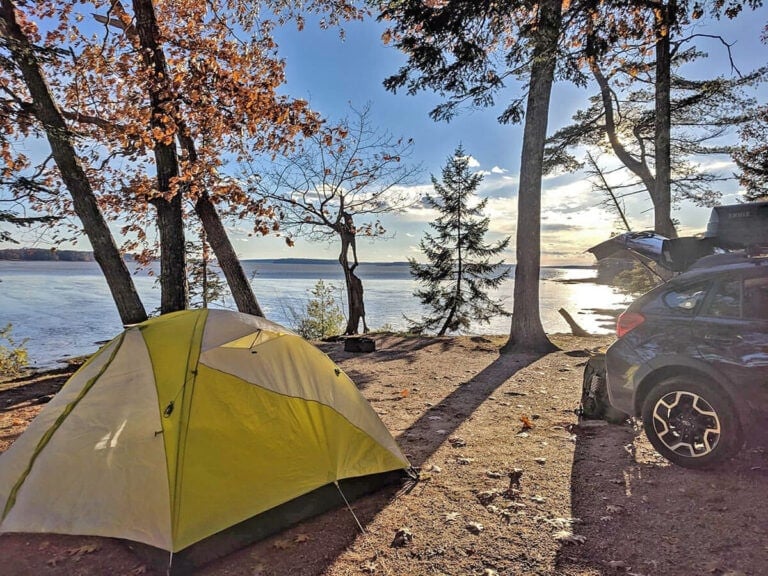Learn everything you need to know about planning a camping trip to Wolfe’s Neck Oceanfront Campground near Freeport, Maine.
