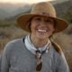 Portrait of woman at sunset on the Trans-Catalina Trail