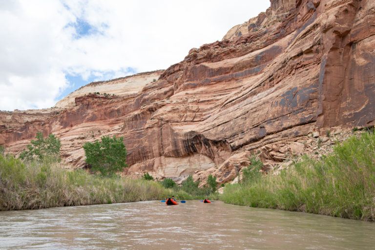 Plan an epic packrafting or kayaking trip on the San Rafael River through Utah's San Rafael Swell, with info on flows, camping, gear, and Leave No Trace.