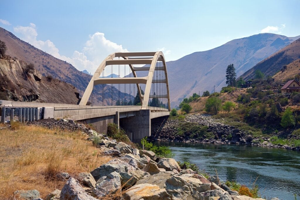 Bridge over the Little Salmon River in Riggins