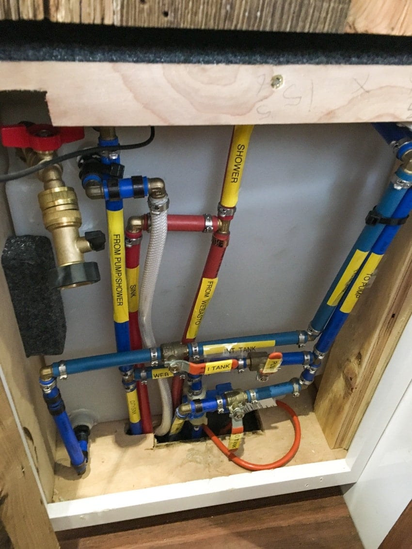 Plumbing in a Sprinter Van