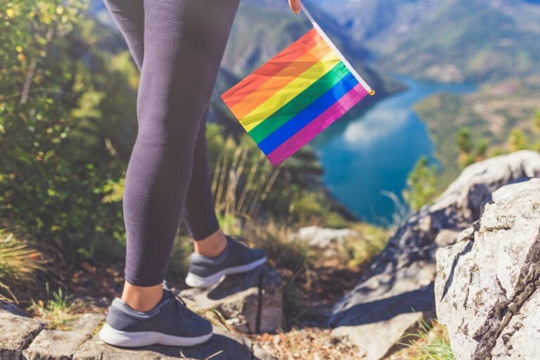 Get tips on how to be a good LGBTQ+ ally outdoors and on the trail so everyone can feel included and welcome outside.