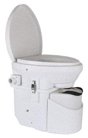 Nature's Head Composting Toilet // Where do vanlifers go to the bathroom? Learn about the best campervan toilet options, the pros and cons of each, and my method of choice.