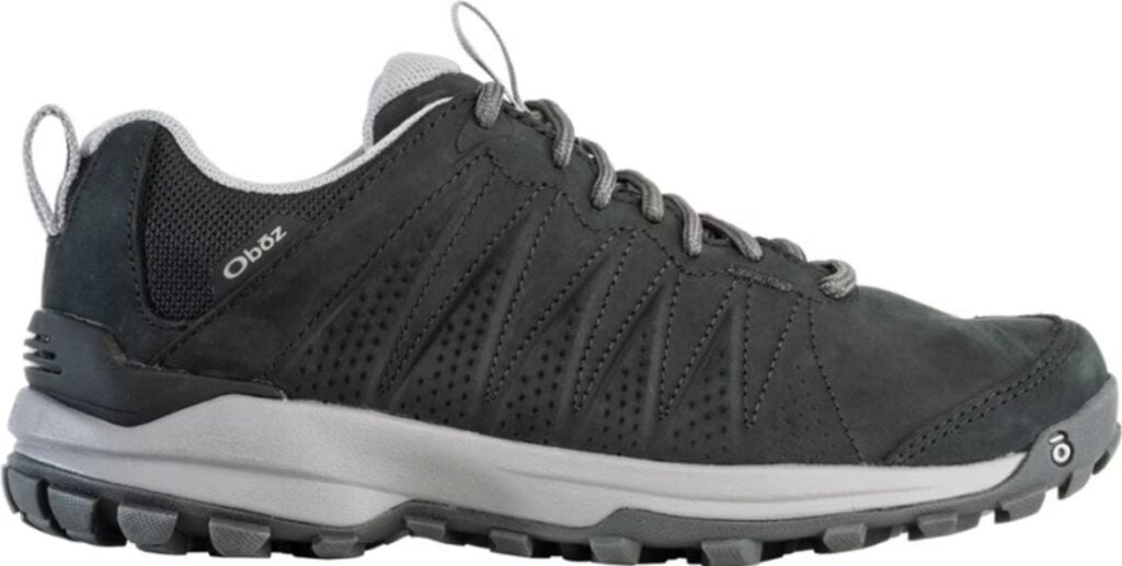 Oboz Sypes hiking boots low black sea