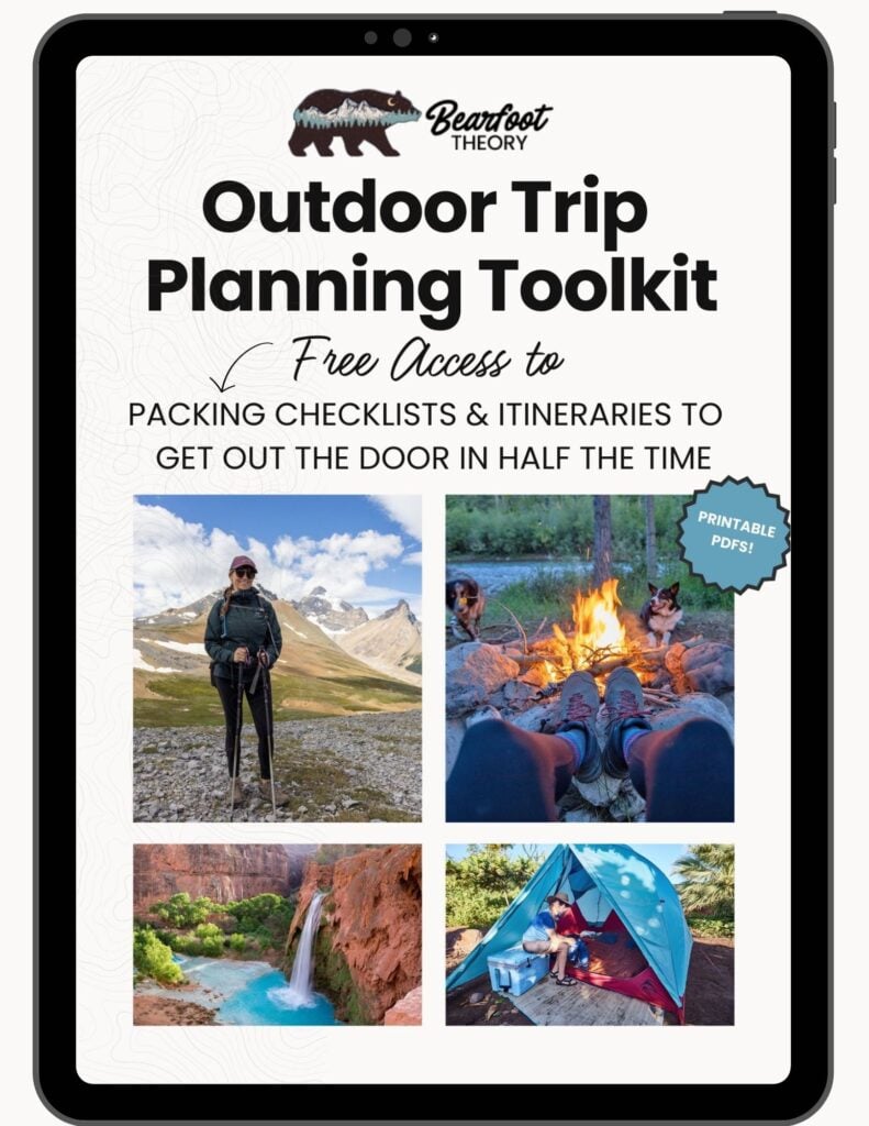 Outdoor Trip Planning Toolkit - Mockup