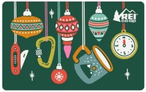 REI Gift Card // The ultimate guide to gifts for outdoor lovers with ideas for hikers, backpackers, campers, travelers, skiers, outdoor pets, & more.