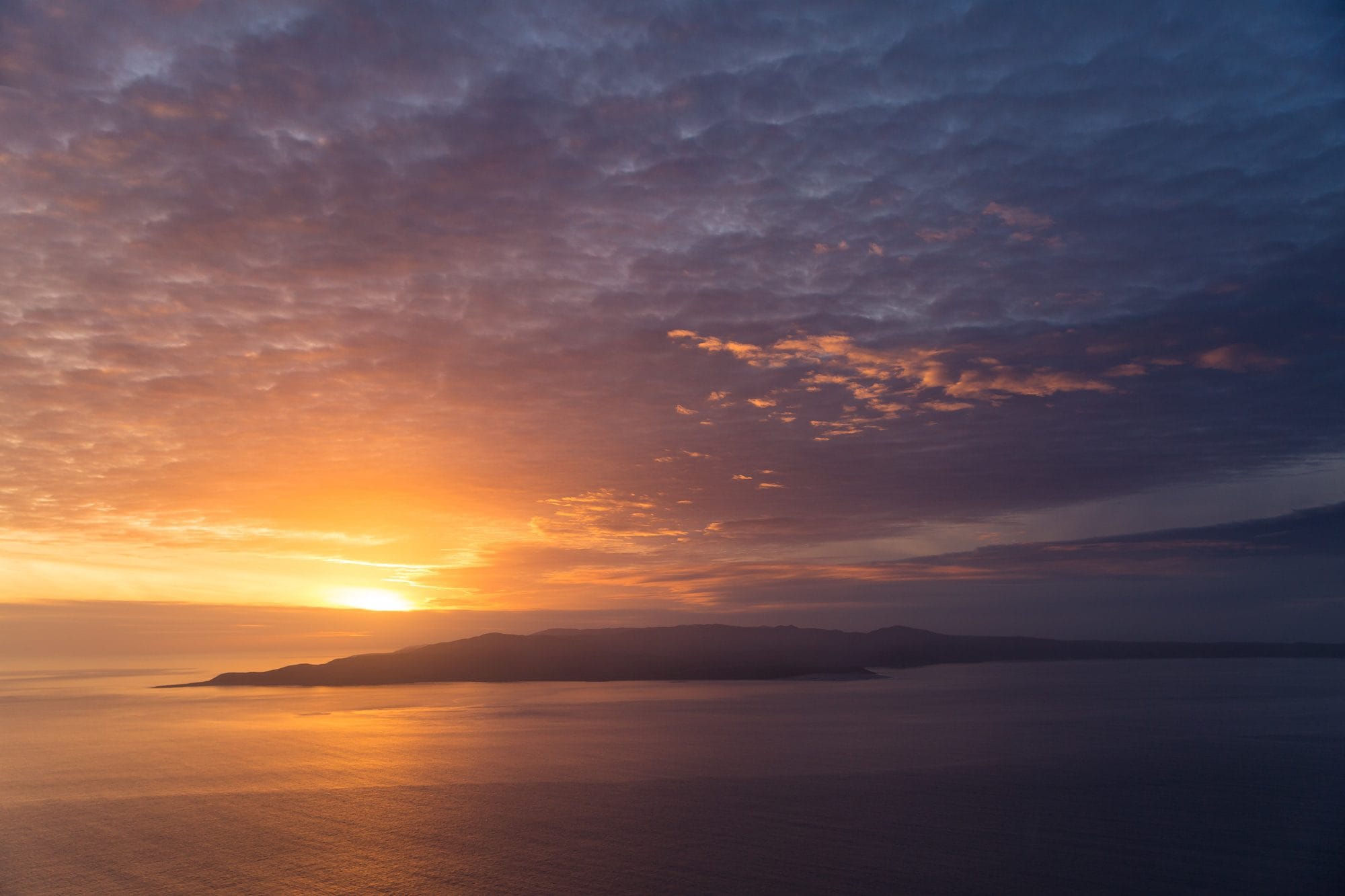 Sunset in Channel Islands National Park // Learn everything you need to know about exploring Channel Islands National Park including where to camp, what to do, gear to pack, and more!