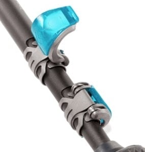 Adjustable trekking pole lever lock