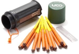 Stormproof Matches // The ultimate guide to gifts for outdoor lovers with ideas for hikers, backpackers, campers, travelers, skiers, outdoor pets, & more.