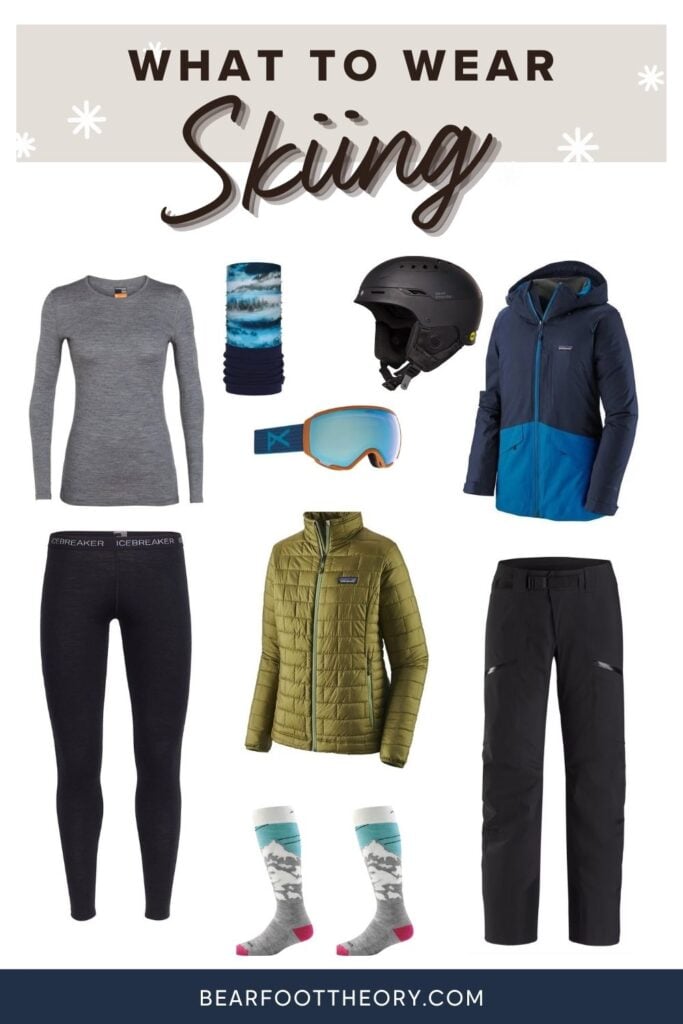 Learn what to wear skiing with this complete guide to skiing apparel including everything you need to be comfortable and warm on the slopes.